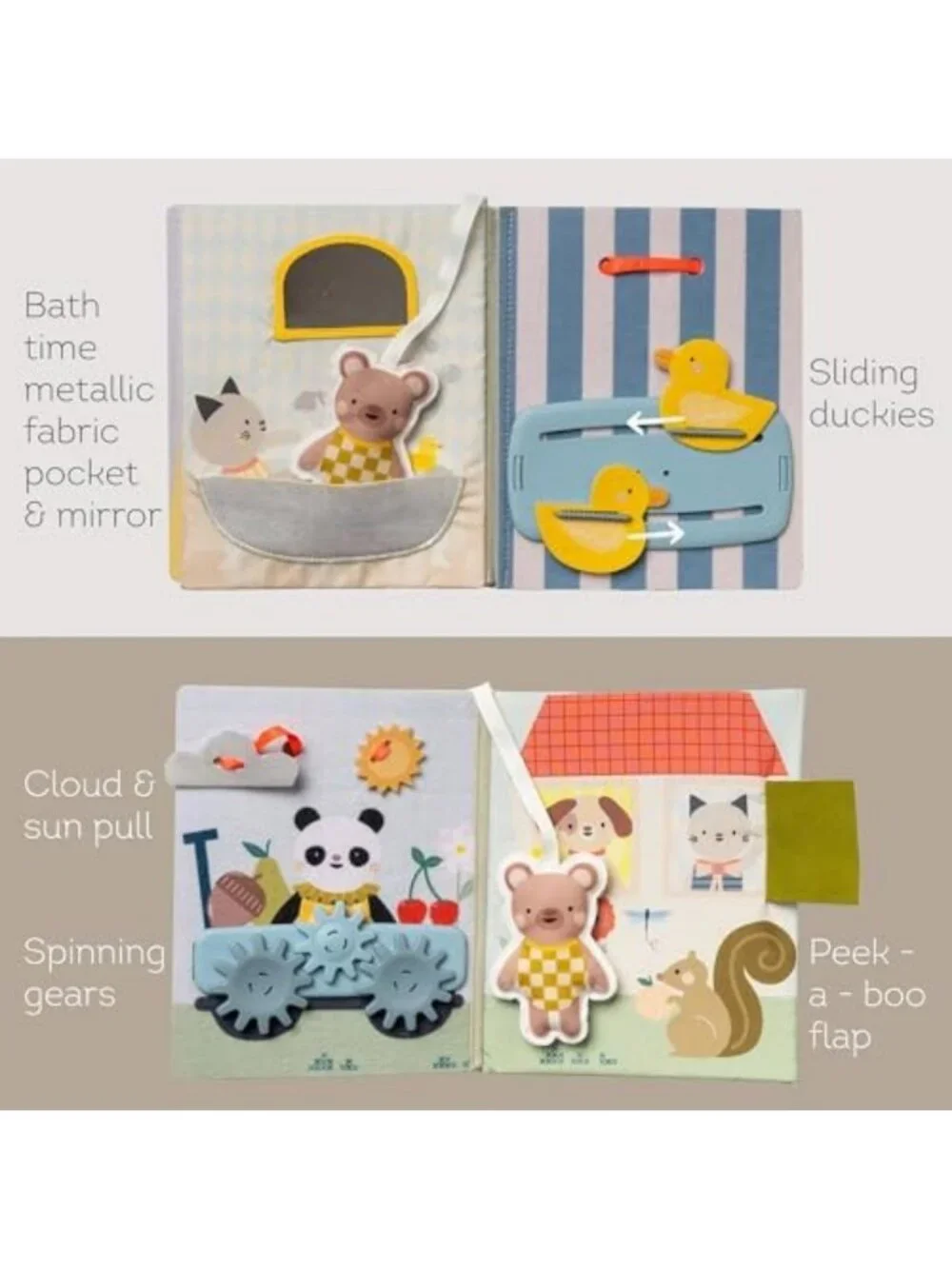 Interactive Montessori Busy Book for Toddlers 1-3 | Educational Quiet Activity